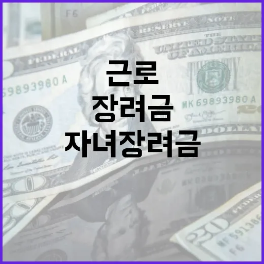 근로·자녀장려금을 최대한 활용하는 방법 - 요약