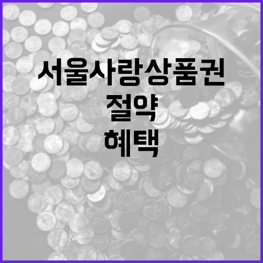 서울사랑상품권을 활용하는 방법: 절약과 혜택을 극대화하기 - 요약