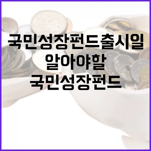 국민성장펀드 출시일에 대해 알아야 할 모든 것 - 요약