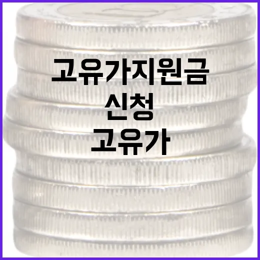 고유가 지원금을 신청하는 방법 - 요약
