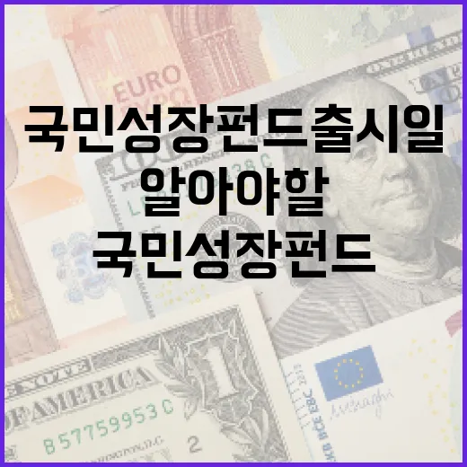 국민성장펀드 출시일에 대해 알아야 할 모든 것 - 요약