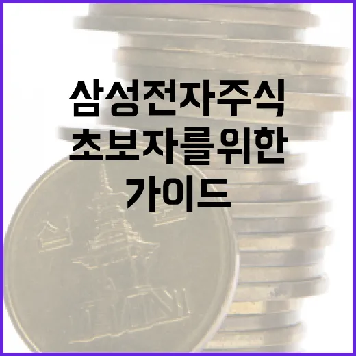 삼성전자 주식에 투자하는 방법: 초보자를 위한 가이드 - 요약