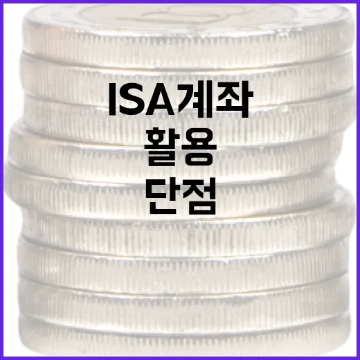 ISA 계좌의 단점을 이해하고 활용하는 방법 - 요약