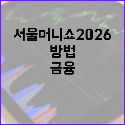 서울머니쇼 2026에서 금융 트렌드를 알아보는 방법 - 요약