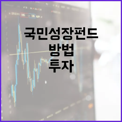 국민성장펀드로 투자하는 방법 - 요약