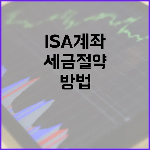 ISA 계좌를 활용하여 세금 절약하는 방법 - 요약