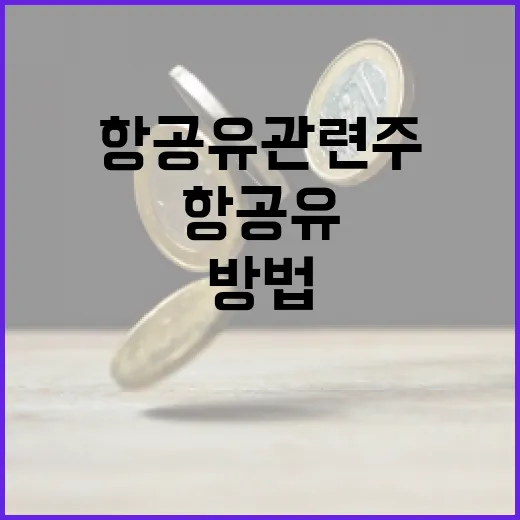 항공유 관련주에 투자하는 방법 - 요약