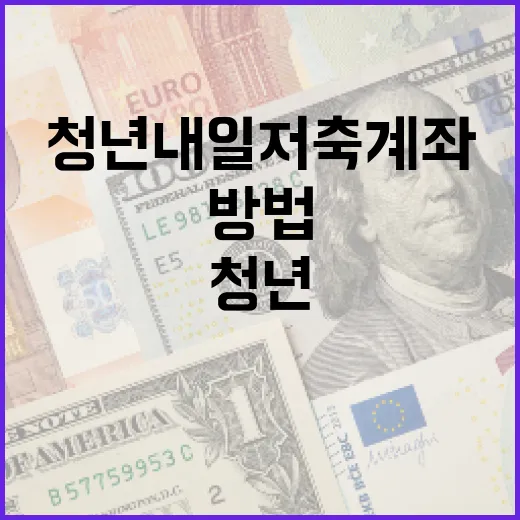 청년내일저축계좌를 활용하는 방법 - 요약