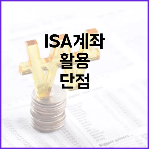 ISA 계좌의 단점을 이해하고 활용하는 방법 - 요약