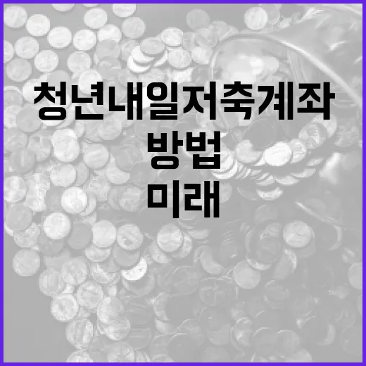 청년내일저축계좌를 활용하여 미래를 준비하는 방법 - 요약