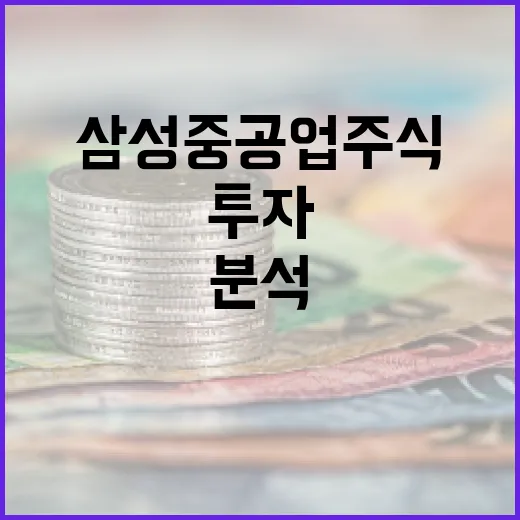 삼성중공업 주식 분석 및 투자 전략 세우는 방법 - 요약