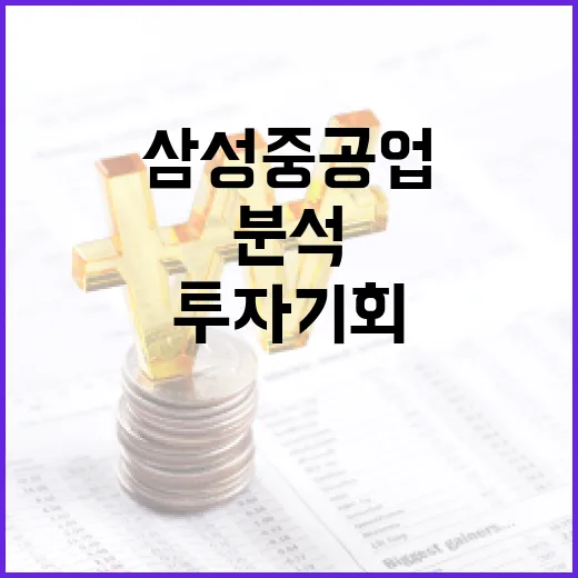 삼성중공업 주식 분석을 통해 투자 기회를 포착하는 방법 - 요약