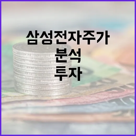 삼성전자 주가 분석 방법: 투자 결정을 위한 필수 가이드 - 요약