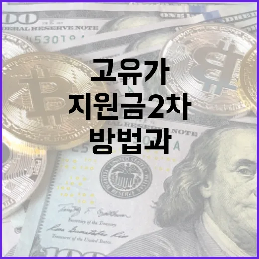 고유가 지원금 2차를 받는 방법과 유의 사항 - 요약