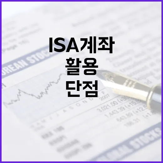 ISA 계좌의 단점을 이해하고 활용하는 방법 - 요약