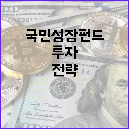 국민성장펀드에 투자하는 방법과 전략 - 요약