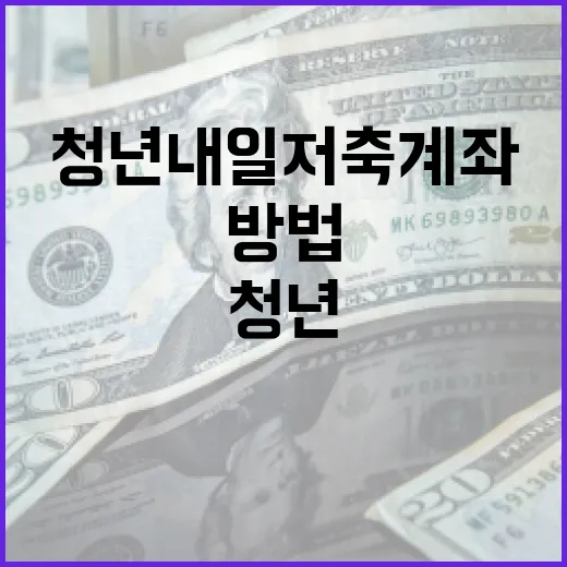 청년내일저축계좌 활용 방법: 미래를 위한 재정 관리 전략 - 요약