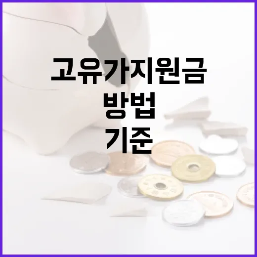 고유가 지원금 기준을 이해하는 방법 - 요약