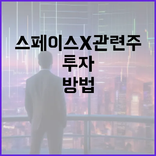 스페이스X 관련주에 투자하는 방법 - 요약