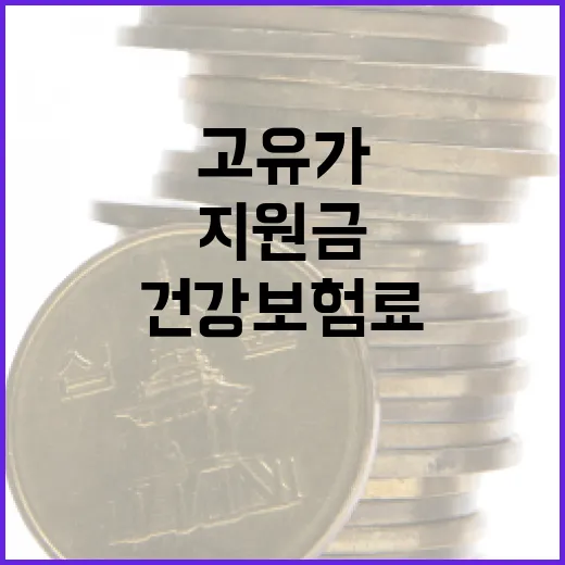 고유가 지원금 기준 건강보험료를 이해하는 방법 - 요약