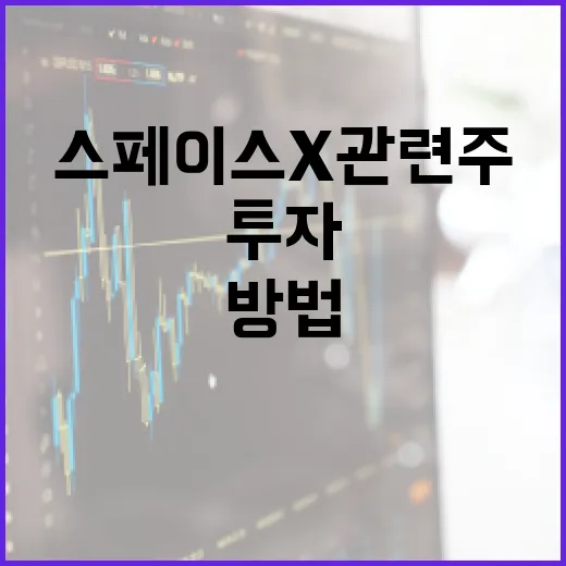 스페이스X 관련주에 투자하는 방법 - 요약