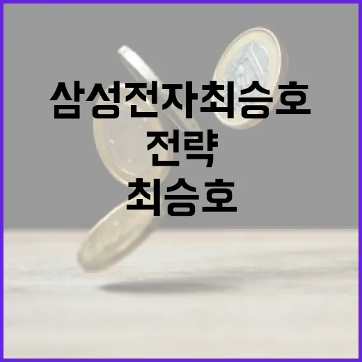 삼성전자 최승호의 성공 전략을 배우는 방법 - 요약
