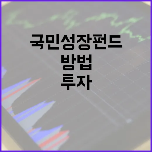 국민성장펀드에 투자하는 방법 - 요약