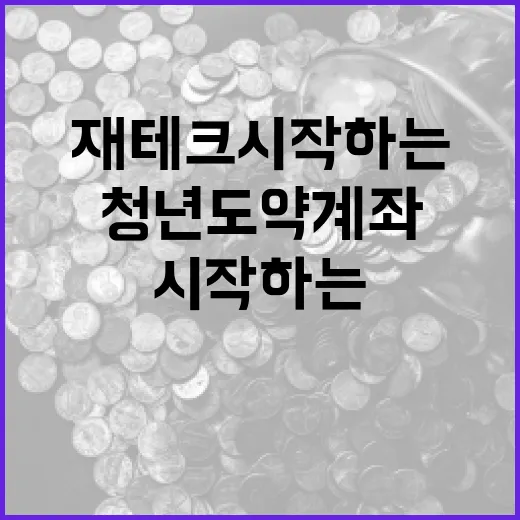 청년도약계좌로 재테크 시작하는 방법 - 요약