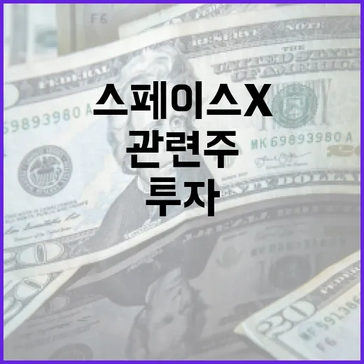 스페이스X 관련주에 투자하는 방법 - 요약
