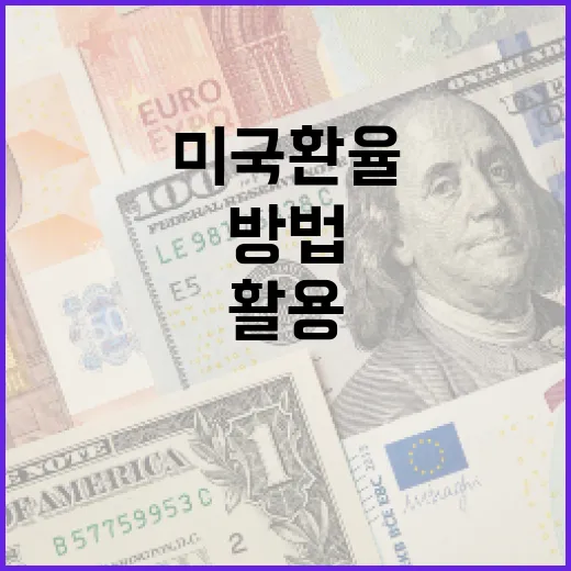 미국환율 알아보고 활용하는 방법 - 요약