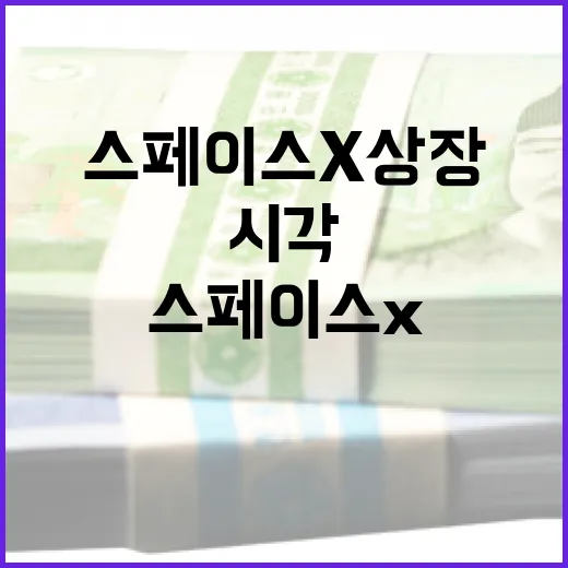 스페이스X 상장을 바라보는 새로운 시각 - 요약
