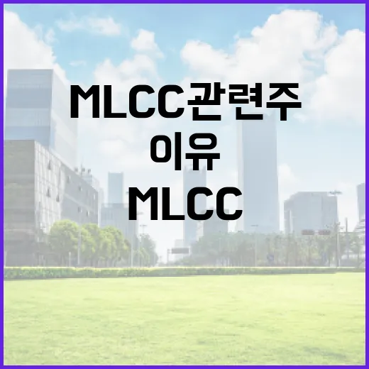 MLCC관련주를 아는 것이 중요한 이유와 투자 방법 - 요약