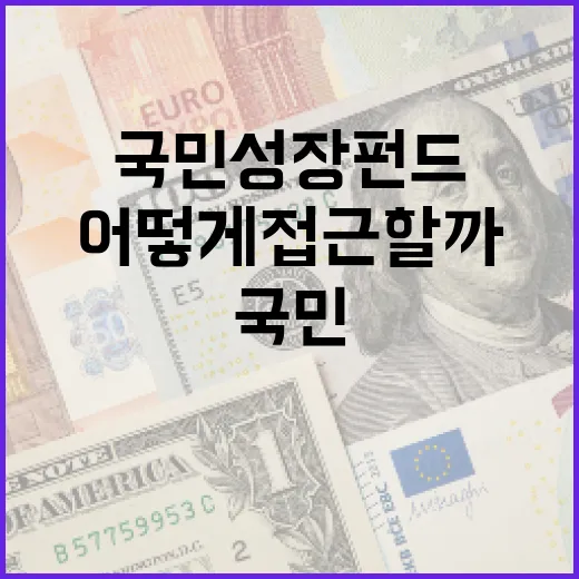 국민성장펀드, 어떻게 접근할까? - 요약