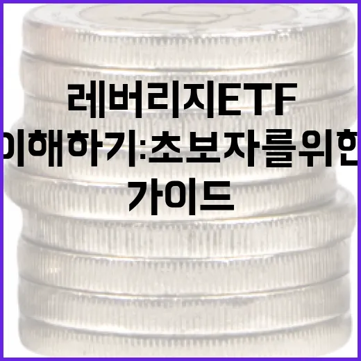 레버리지 ETF 이해하기: 초보자를 위한 쉬운 가이드 - 요약