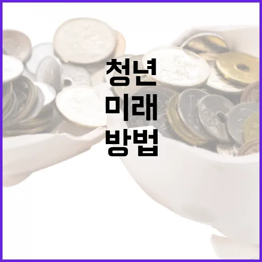 청년도약계좌로 미래를 준비하는 방법 - 요약