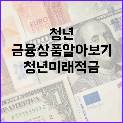 청년미래적금: 청년들에게 꼭 필요한 금융상품 알아보기 - 요약