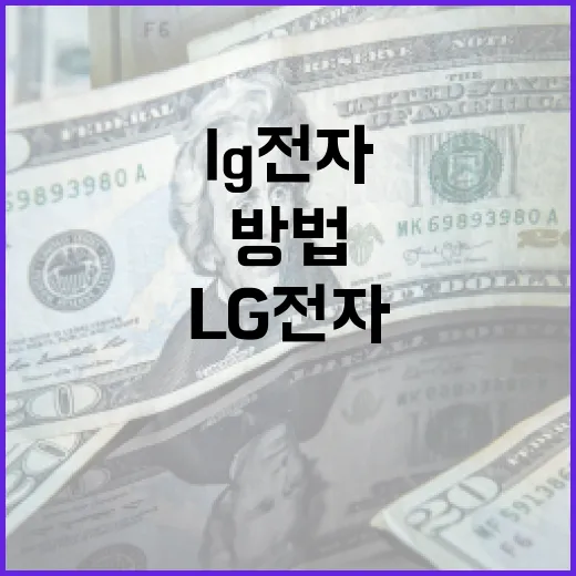 LG전자 제품을 최대한 활용하는 방법 - 요약