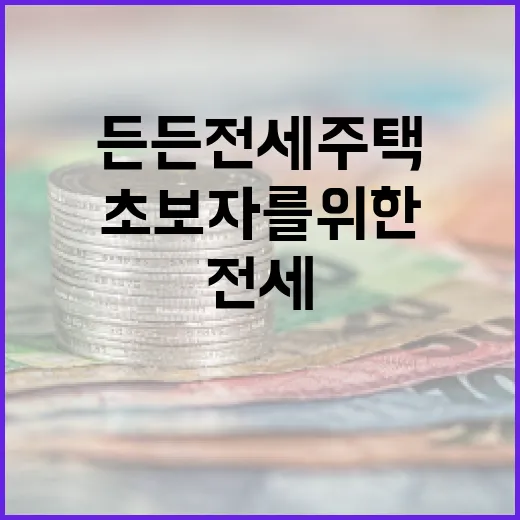 초보자를 위한 든든전세주택 활용법 - 요약