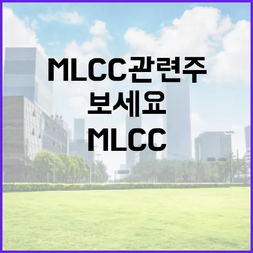MLCC관련주 투자, 이렇게 접근해보세요 - 요약