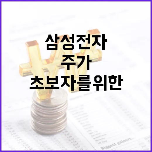 삼성전자 주가, 초보자를 위한 이해와 접근법 - 요약