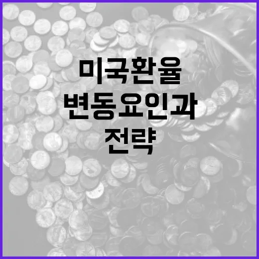 미국환율 이해하기: 변동 요인과 전략 - 요약