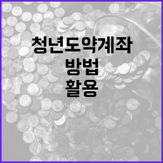 청년도약계좌를 활용하는 방법과 이점 - 요약