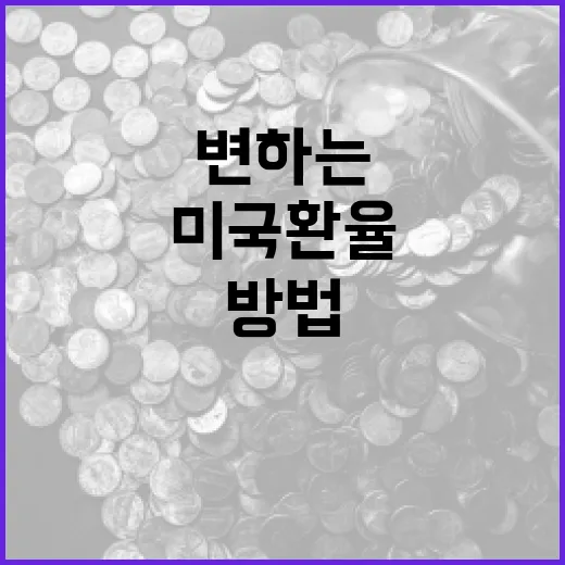 미국 환율을 이해하는 방법: 요즘 환율이 자주 변하는 이유 - 요약