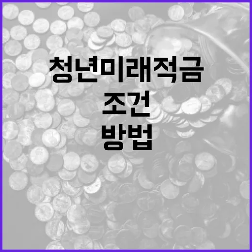 청년미래적금 조건 알아보고 시작하는 방법 - 요약