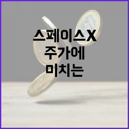 스페이스X 주가에 영향을 미치는 요소들 - 요약