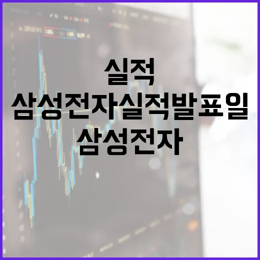 삼성전자 실적발표일, 알아두면 좋은 정보 - 요약