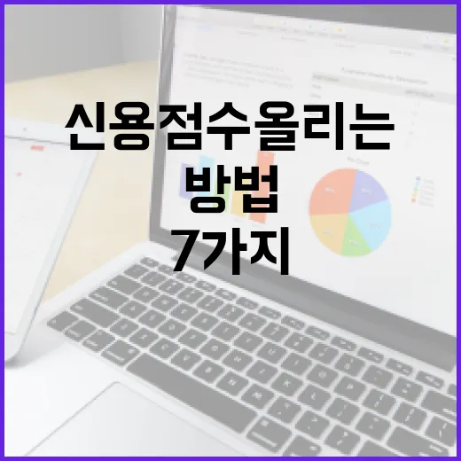 신용점수 올리는 7가지 방법, 대출금리 0.5%p 아끼는 현실 기준 - 요약