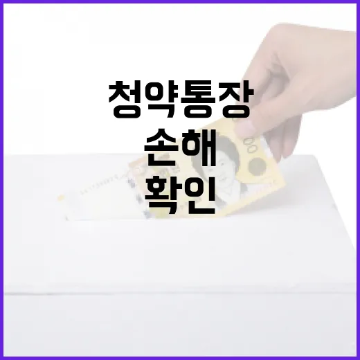 청약 통장으로 손해 줄이는 5가지 확인 포인트 - 요약