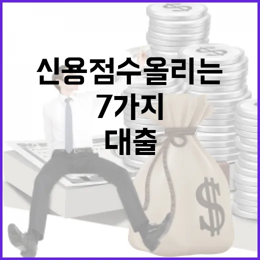 신용점수 올리는 7가지 숫자 기준, 대출 앞두고 꼭 보는 순서 - 요약