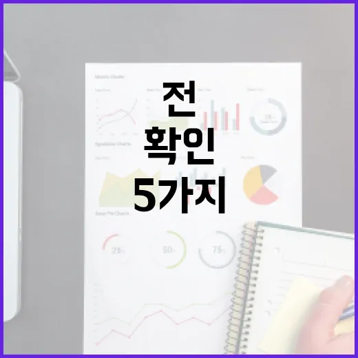 하나은행 이용 전 확인할 5가지 숫자 기준 - 요약